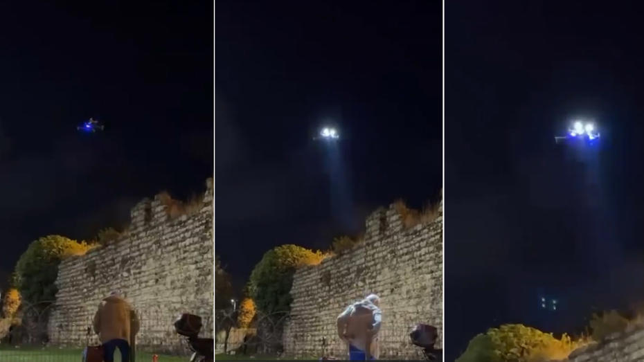 İstanbul'da drone ile denetim. "Derhal bu bölgeden ayrılın"