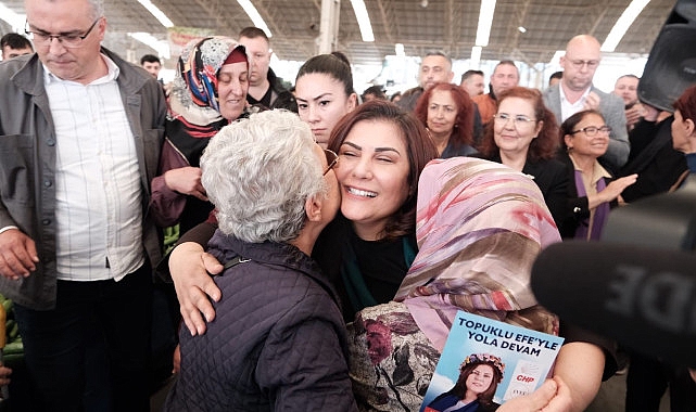 Aydın Büyükşehir Belediye Başkanı Özlem Çerçioğlu, Efeler kapalı pazarında vatandaşlarla buluştu – GÜNDEM