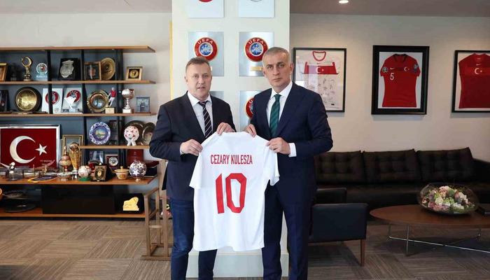 Cezary Kulesza’dan TFF Hacıosmanoğlu Başkanına Ziyaret –