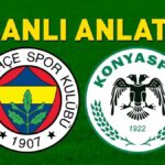 Fenerbahçe – Konyaspor maçı canlı izle | beIN Sports izle