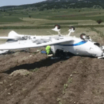 Bilecik’te eğitim uçağı zorunlu iniş yaptı! Kazada pilot yaralandı