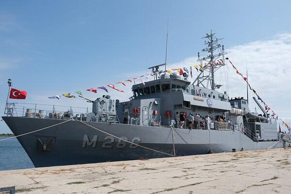 Mayın tarama gemisi “TCG Amasra”, Kırklareli’nde ziyarete açıldı