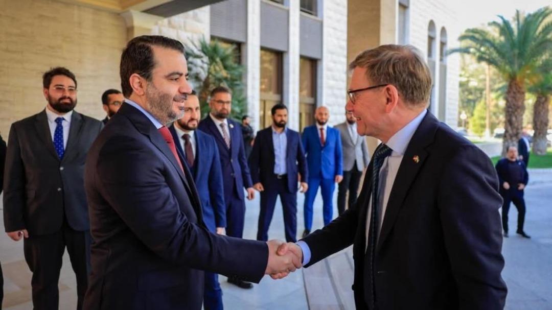 Suriye Devlet Başkanı Al-Shaara, Almanya Dışişleri Bakanı Vadevol'u kabul etti 2