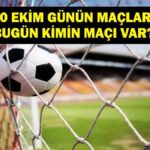 Bugün Hangi Maçlar Var? İkas Eyüpspor-Kasımpaşa Maçı Hangi Kanalda, Saat Kaçta? İşte 20 Ekim Günün Maçları…