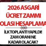 ASGARİ ÜCRET TAHMİNİ ZAMMI HESAPLAMASI (OLASI TABLO) | Üçlü Danışma Kurulu toplantısı gerçekleşti! 2026 Asgari ücret ne kadar olacak, kaç TL’ye çıkacak, yüzde kaç zam yapılacak? Yeni yıl brüt ve net asgari ücret ne zaman açıklanacak? İşte olası senaryolar!