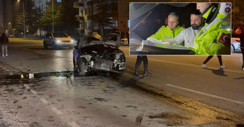 Kaza sonrası sürücüden polise tehdit: “Bunu sana ödetirim!”